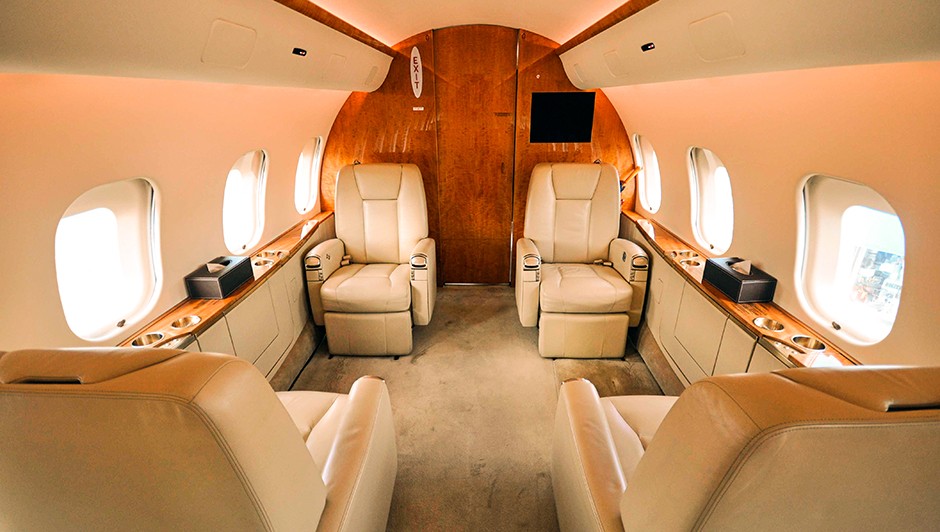 cabina Bombardier Global 5000